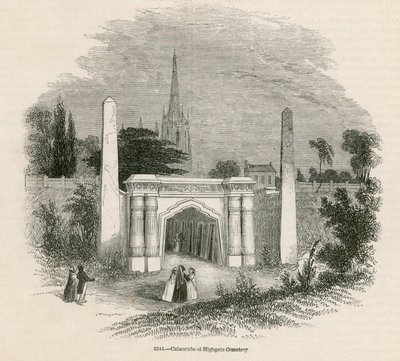 Catacombs of Highgate Cemetery, London av English School