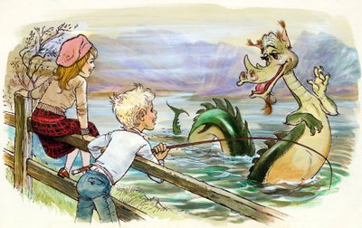Fanger Loch Ness-monsteret av English School