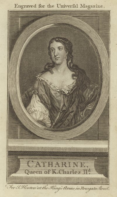 Catharine, dronning av kong Charles II av English School