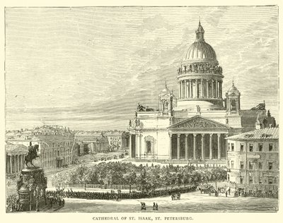 St Isaak-katedralen, St Petersburg av English School