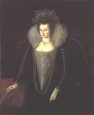 Catherine Killigrew, senere Lady Jermyn (1597-1640), ca. 1595-1600 av English School