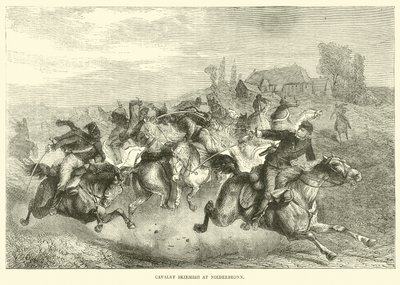 Kavaleri trefning ved Niederbronn, juli 1870 av English School