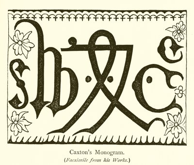 Caxtons monogram av English School