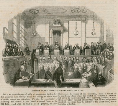 Central Criminal Court, Old Bailey av English School