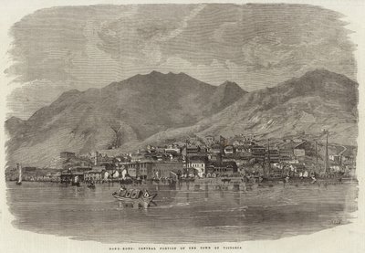 Sentral del av byen Victoria i Hong Kong av English School