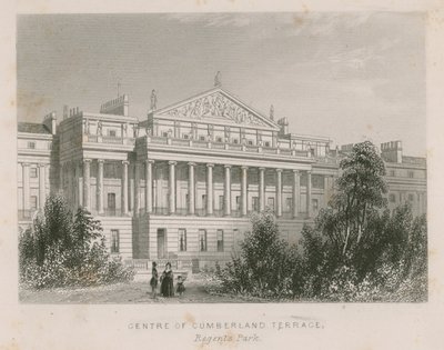 Centre of Cumberland Terrace, Regents Park, London av English School