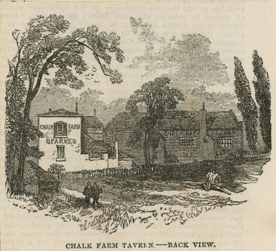 Chalk Farm Tavern, London, bakfra av English School