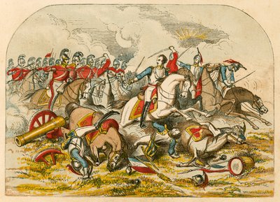 Ansvar for kavaleriet ved Waterloo av English School