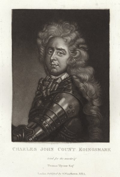 Charles John, Graf Koingsmark von English School