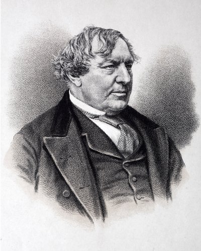 Charles Lever , irsk romanforfatter (gravering) av English School