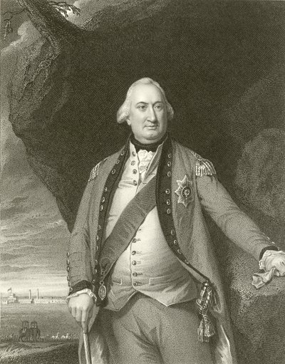 Charles, Marquis Cornwallis av English School