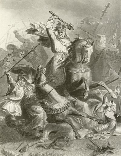 Charles Martel på Tours av English School