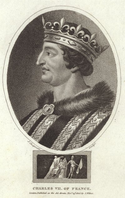 Charles VII av Frankrike av English School