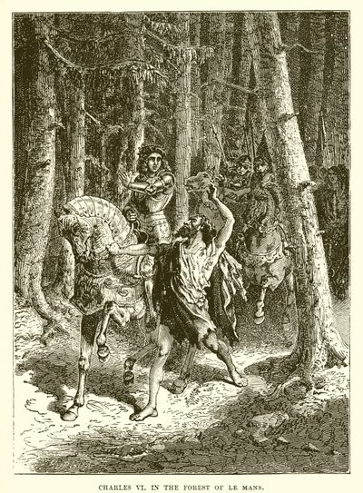 Charles VI i Le Mans-skogen av English School