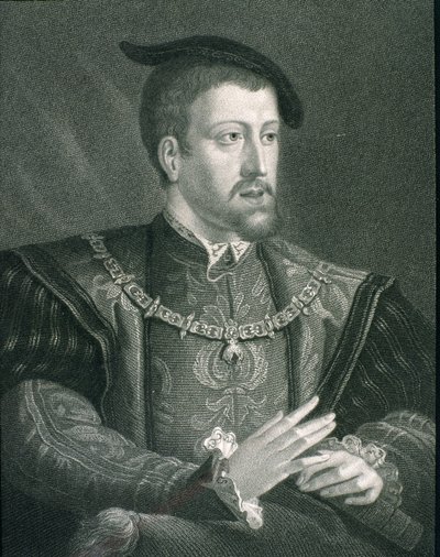 Charles V (1500-58) Den hellige romerske keiser og kongen av Spania, fra 