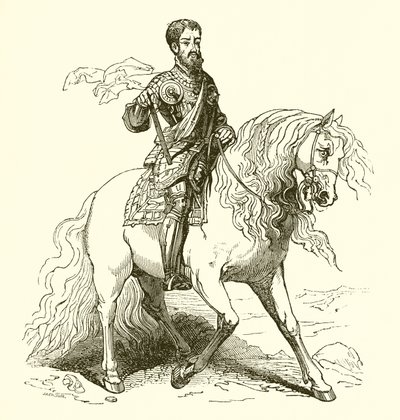 Charles V av English School