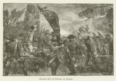 Karl XII av Sverige i kamp av English School