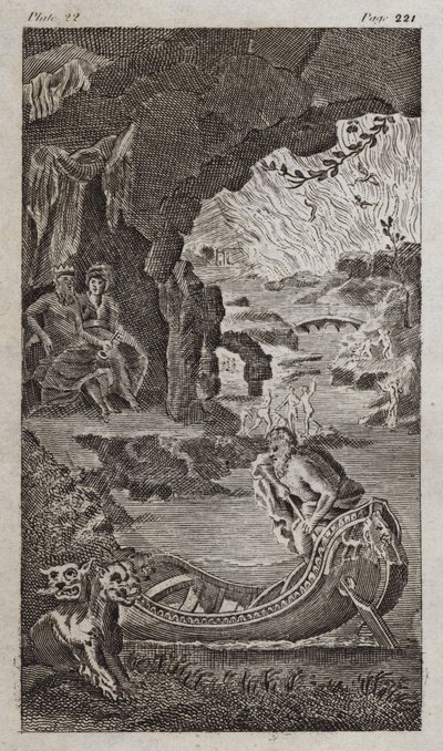Charon (gravering) av English School