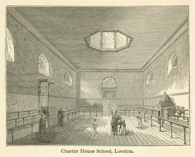 Charter House School, London (gravering) av English School