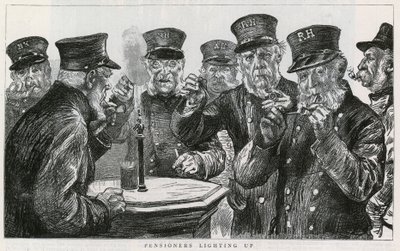 Chelsea Pensioners lyser opp av English School