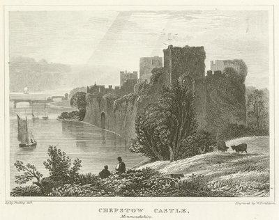 Chepstow Castle, Monmouthshire (gravering) av English School