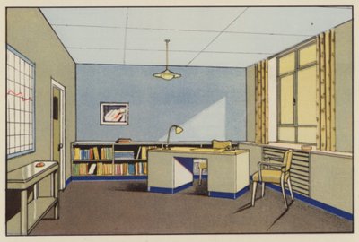 Salgssjef (fargelitografi) av English School