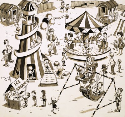 Barn på messen av English School