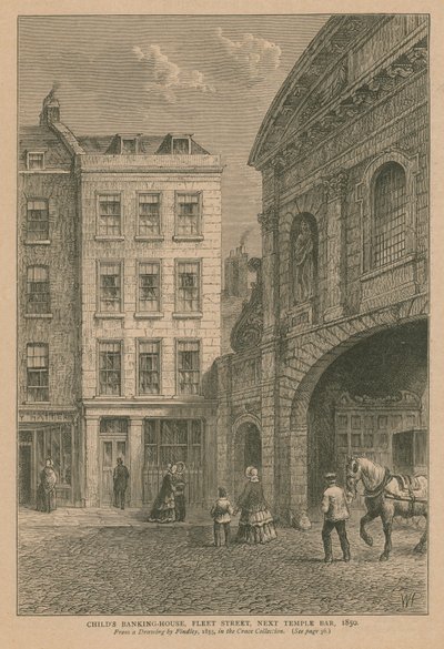 Childs Banking House på Fleet Street av English School