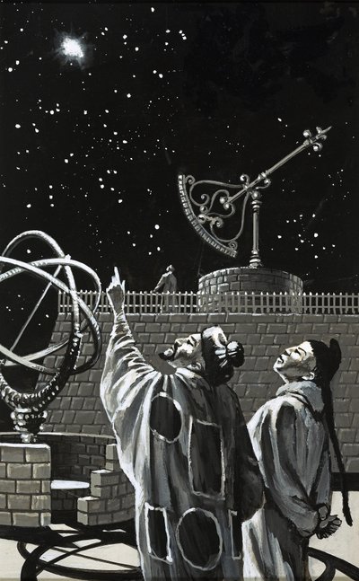 Kinesiske astronomer søker himmelen etter et skilt av English School