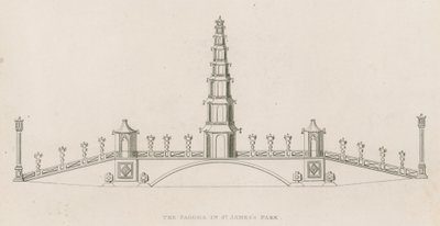 Kinesisk pagode og bro, St James