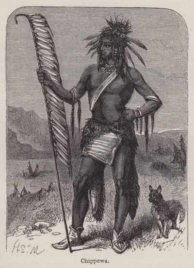 Chippewa (gravering) av English School