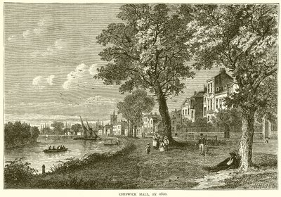 Chiswick Mall, i 1820 av English School