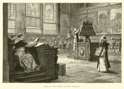 Kor av Santa Maria Novella, Firenze av English School