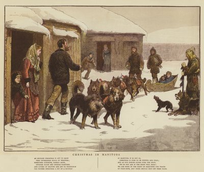 Jul i Manitoba (chromolitho) av English School