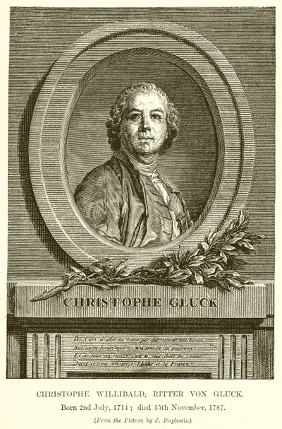 Christophe Willibald, Ridder av Gluck av English School