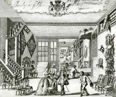 Christopher Gibson, møbelmaker (gravering) av English School