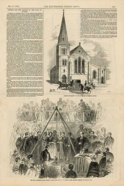 Church for the Seamen of the Port of London av English School