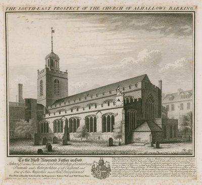 All Hallows Barking Kirke av English School