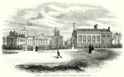 Church of England Metropolitan Training Institution, Highbury Park (gravering) av English School