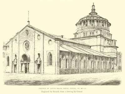 Santa Maria Delle Grazie-kirken i Milano av English School