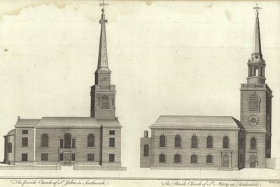 Church of St John, Southwark og Church of St Mary, Rotherhithe av English School