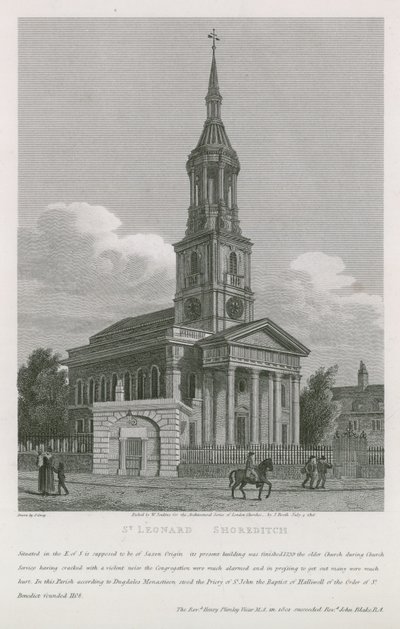 Church of St Leonard, Shoreditch av English School