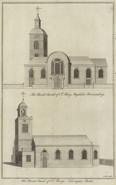 Church of St Mary Magdalen, Bermondsey og Church of St Mary, Newington Butts av English School
