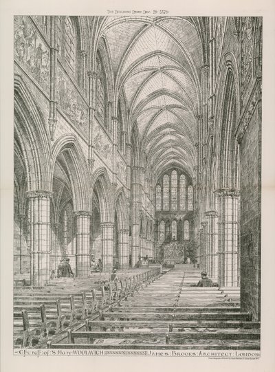 Church of St Mary i Woolwich av English School