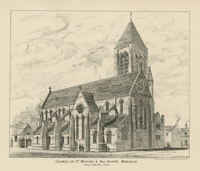 Church of St Michael and All Saints i Woolwich av English School