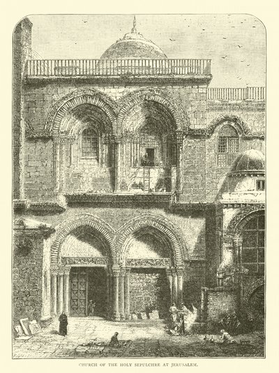 Den hellige gravs kirke i Jerusalem av English School