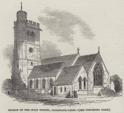Church of the Holy Trinity, Coalbrook-Dale (gravering) av English School