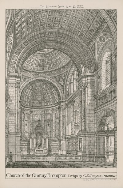 Church of the Oratory Brompton av English School