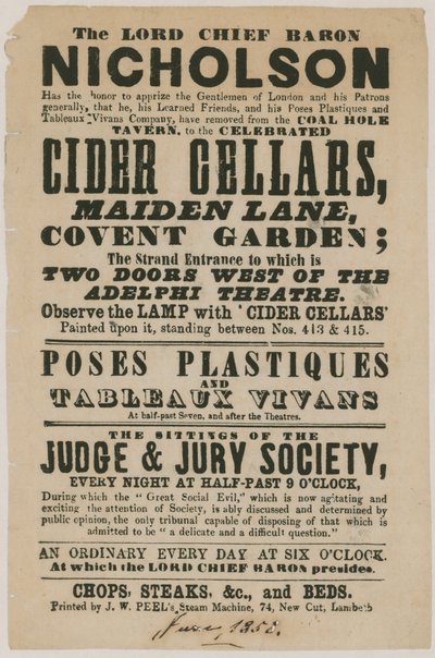Cider kjellere av English School