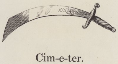 Cimeter (gravering) av English School